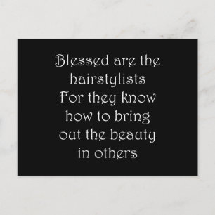 Hairstylist Postcard
