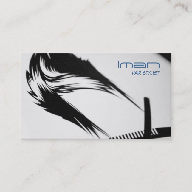 hairstylist,salon business card (Front)