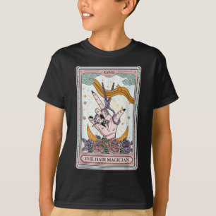 Hairstylist Tarot Card Gothic Hairdresser Salon Ha T-Shirt