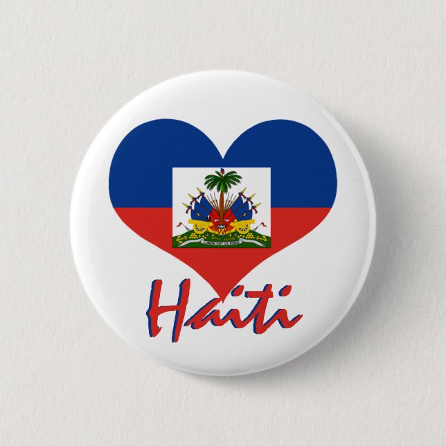 Haiti 2 Inch Round Button (Front)