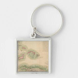 Haiti and Dominican Republic Sep 68 Keychain