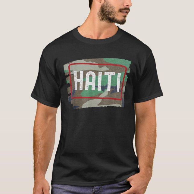 Haiti Camouflage T-Shirt (Front)
