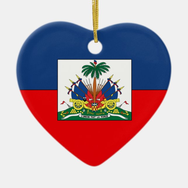 Haiti Ceramic Ornament (Front)