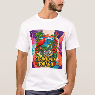 Haiti Contemporary Caribbean Collage T-Shirt