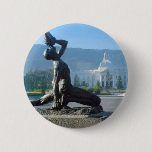 HAITI EARTHQUAKE RELIEF 2 INCH ROUND BUTTON