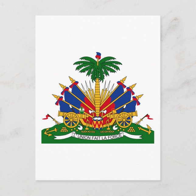 haiti emblem postcard (Front)