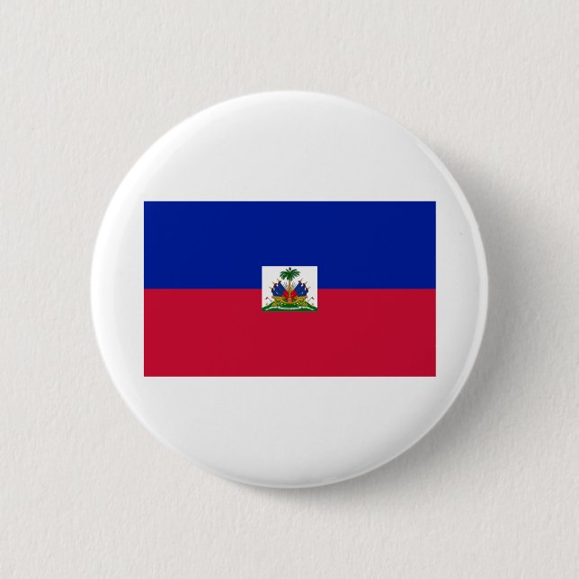 Haiti Flag 2 Inch Round Button (Front)