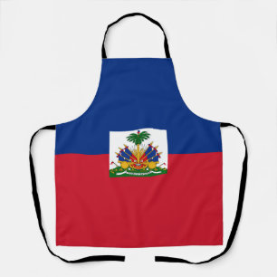 Haiti flag apron