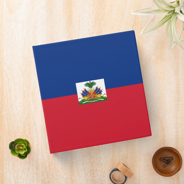 Haiti flag binder (In Situ)
