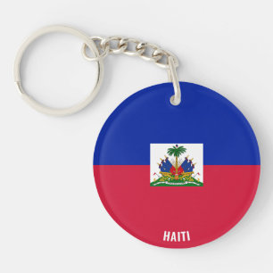 Haiti Flag Charming Patriotic Keychain