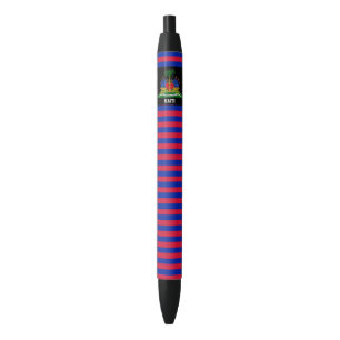 Haiti Flag Cute Patriotic Black Ink Pen