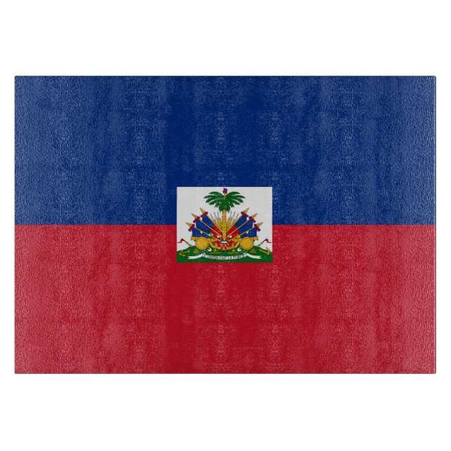 Haiti flag cutting board (Front)