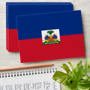 Haiti flag envelope