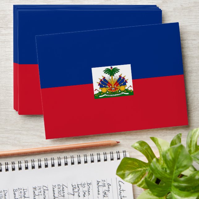 Haiti flag envelope (Stacked)