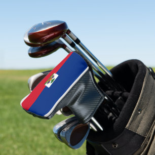 Haiti flag golf head cover