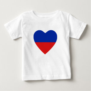 Haiti Flag Heart T-Shirt