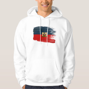 Haiti Flag Hoodie