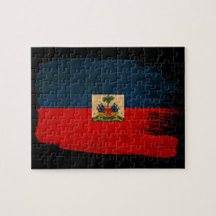Haiti Flag Jigsaw Puzzle