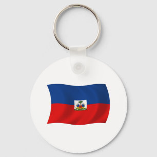 Haiti Flag Keychain