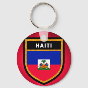 Haiti Flag Keychain