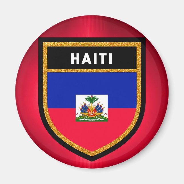Haiti Flag Magnet (Front)