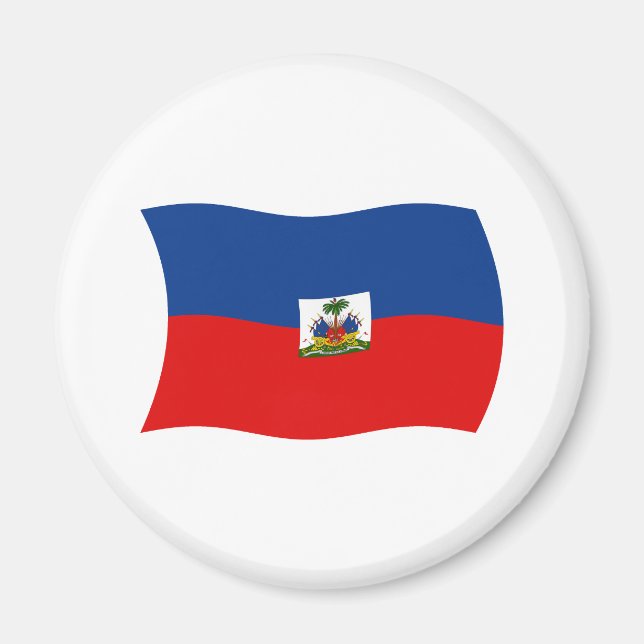 Haiti Flag Magnet (Front)