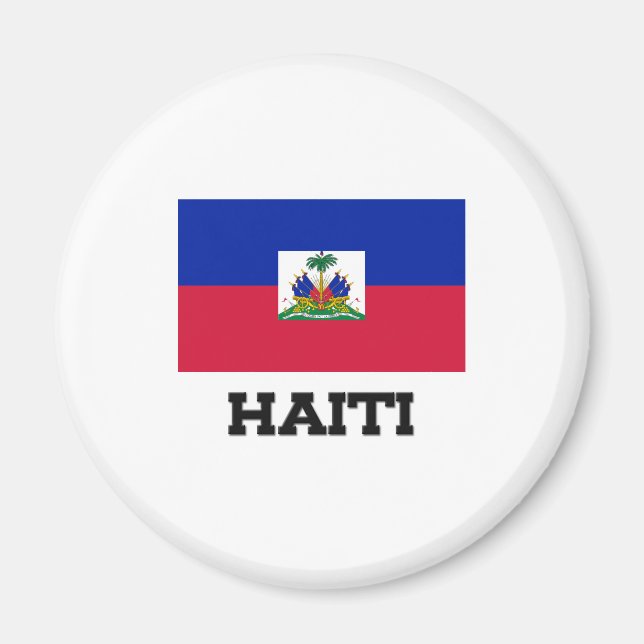 Haiti Flag Magnet (Front)