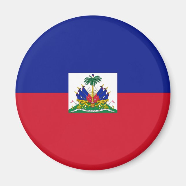 Haiti Flag Magnet (Front)
