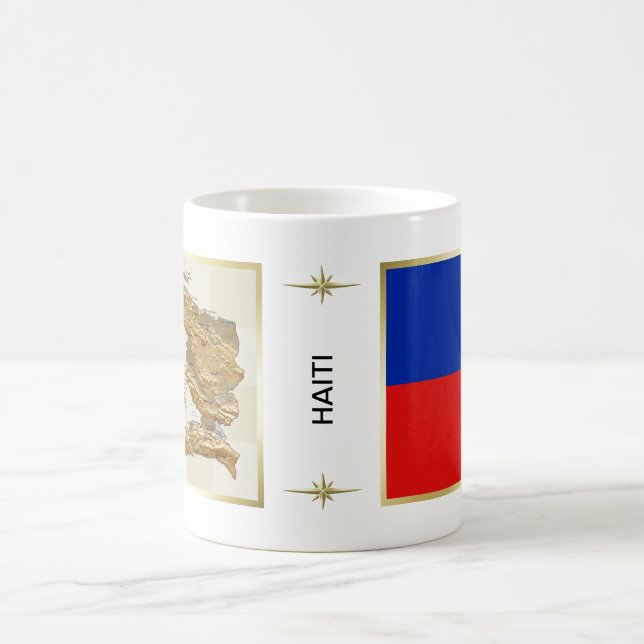 Haiti Flag + Map Mug (Center)