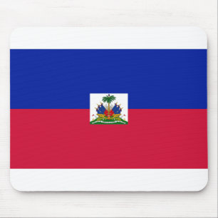 Haiti Flag Mouse Pad