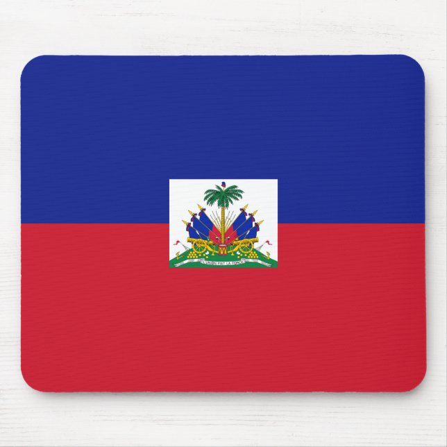 Haiti Flag Mousepad (Front)
