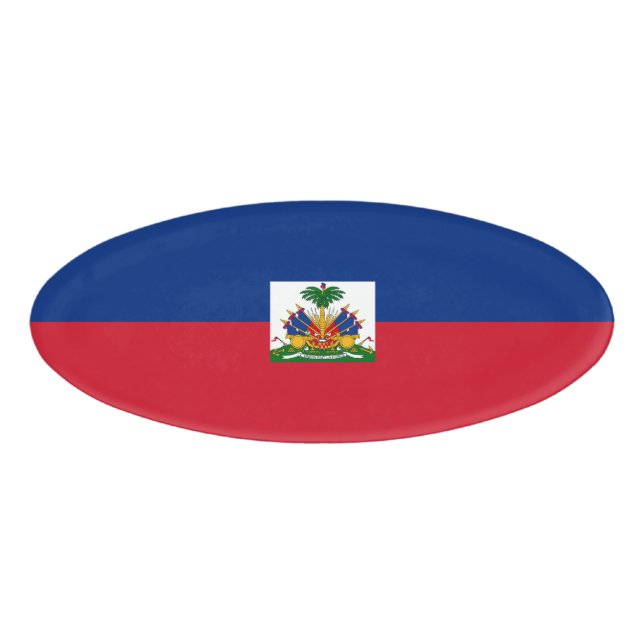Haiti flag name tag (Front)
