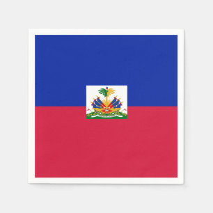 Haiti flag napkin
