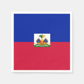 Haiti flag napkin