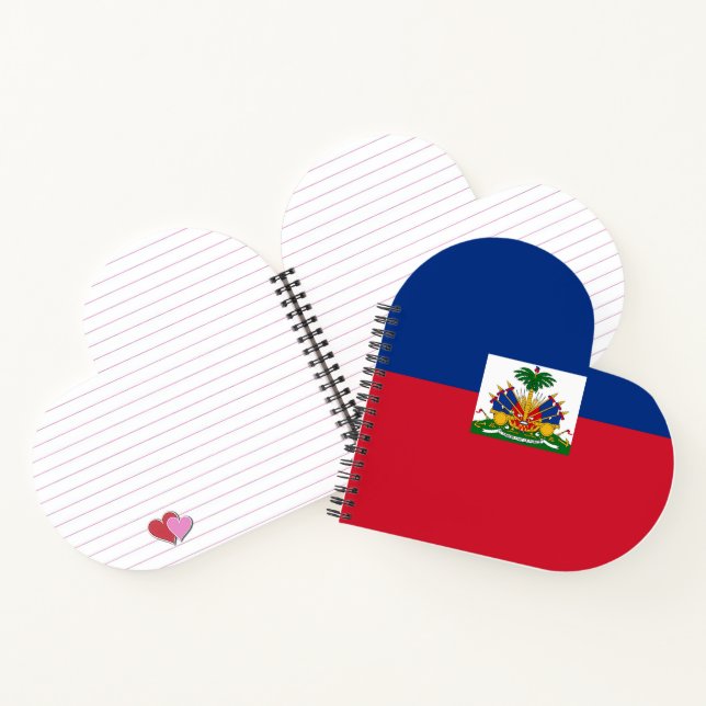Haiti flag notebook (Inside)