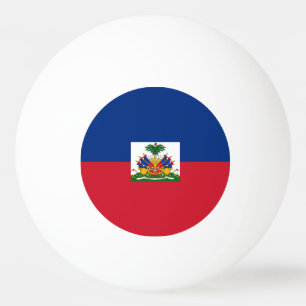 Haiti flag ping pong ball