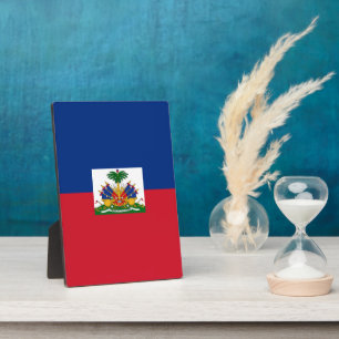 Haiti flag plaque