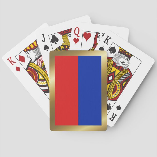 Haiti Flag Playing Cards (Back)