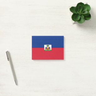 Haiti flag post-it notes