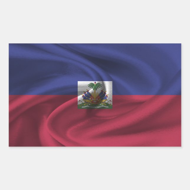 Haiti Flag Sticker (Front)