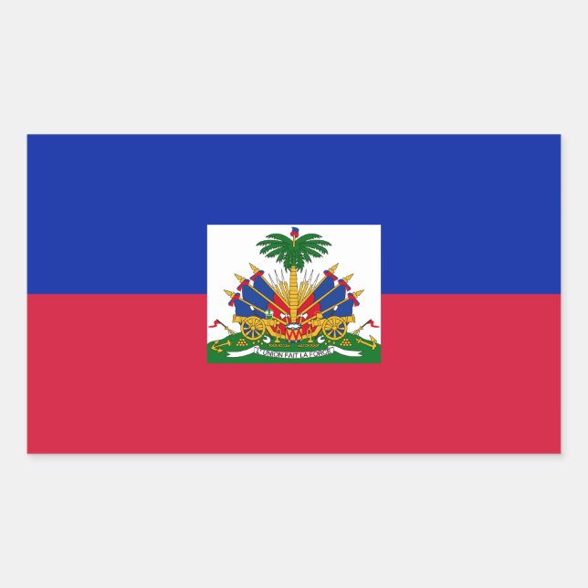 Haiti Flag Sticker (Front)