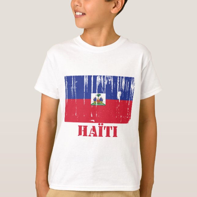 Haiti Flag T-Shirt (Front)