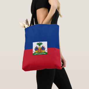 Haiti flag tote bag