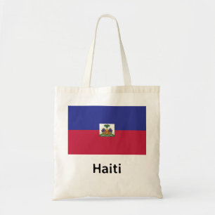 Haiti Flag Tote Bag