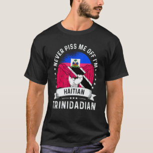 Haiti Flag Trinidad&Tobago Grown Humor Pride T-Shirt