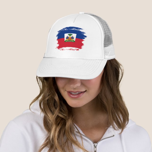 Haiti flag trucker hat (In Situ)