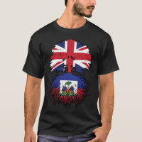 Haiti Haitian British UK Tree Roots Flag