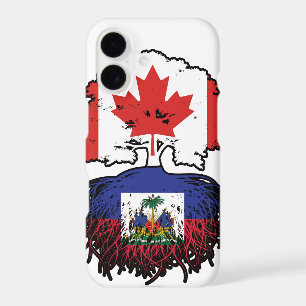 Haiti Haitian Canadian Canada Tree Roots Flag
