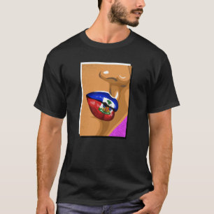 Haiti Haitian Flag Day Creole Proud Woman Happy Ay T-Shirt