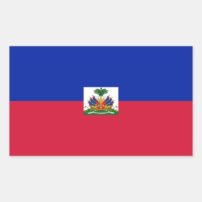 Haiti/Haitian Flag Sticker (Front)